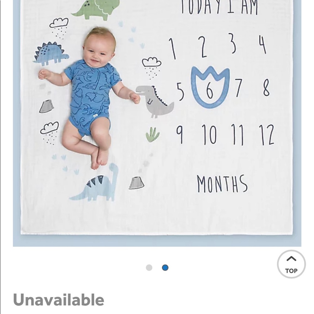 Milestone Muslin blanket